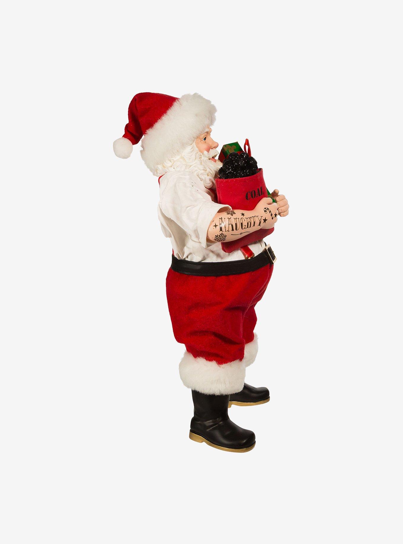 Kurt Adler Fabriche Santa with Tattoos Figure, , alternate
