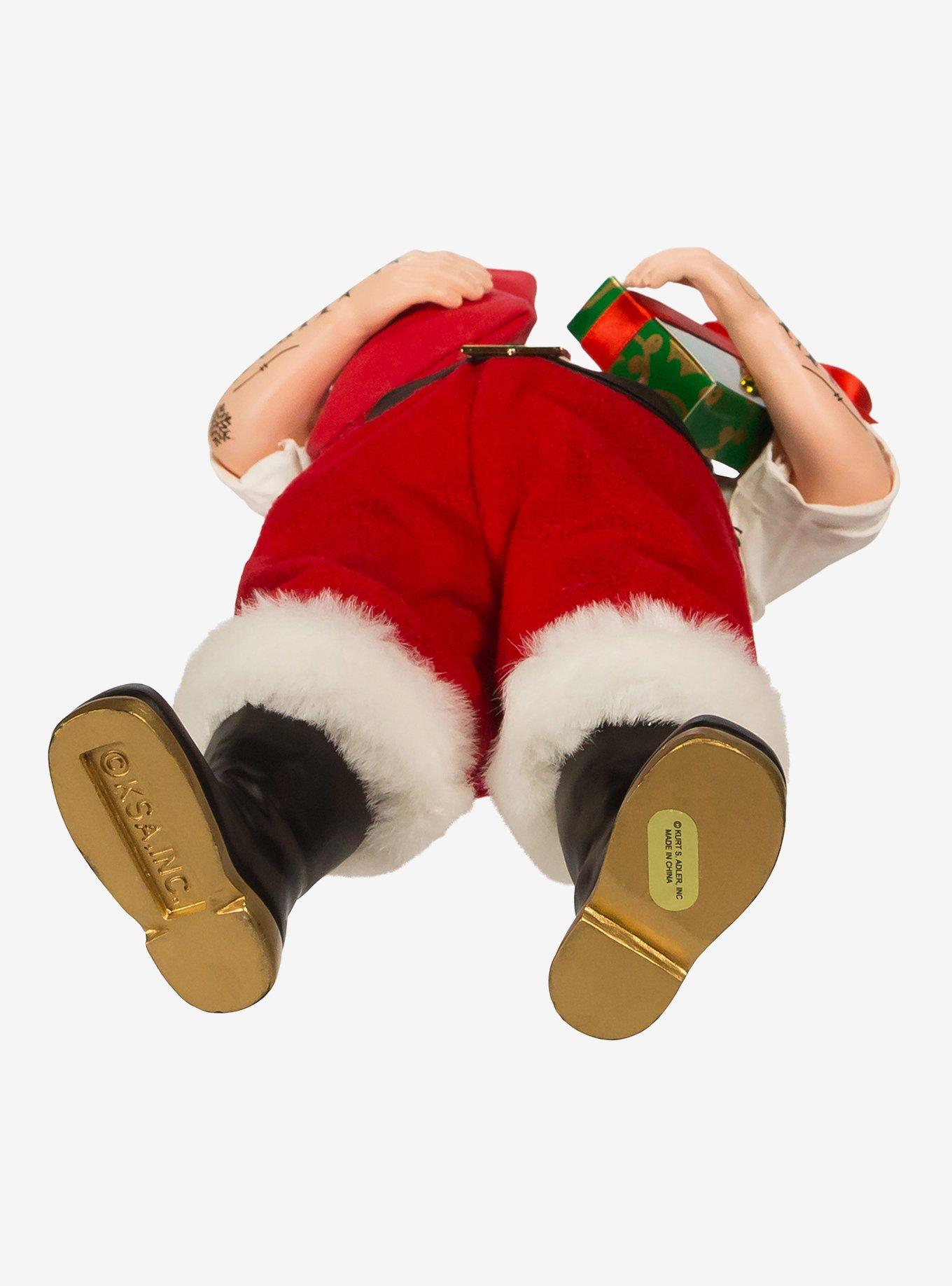 Kurt Adler Fabriche Santa with Tattoos Figure, , alternate