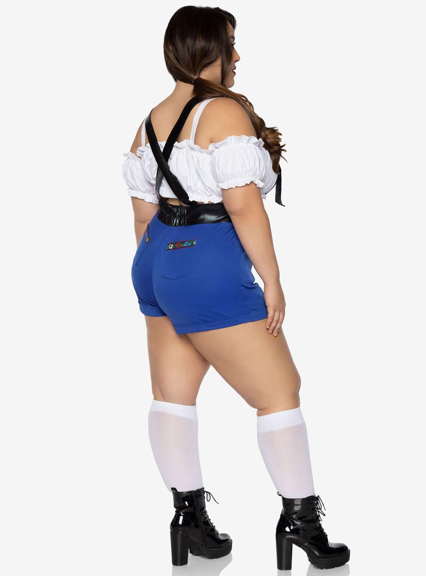 Lederhosen Honey Plus Size Costume, , hi-res
