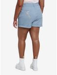 Cinnamoroll Family Paper Bag High-Waisted Shorts Plus Size, MULTI, alternate