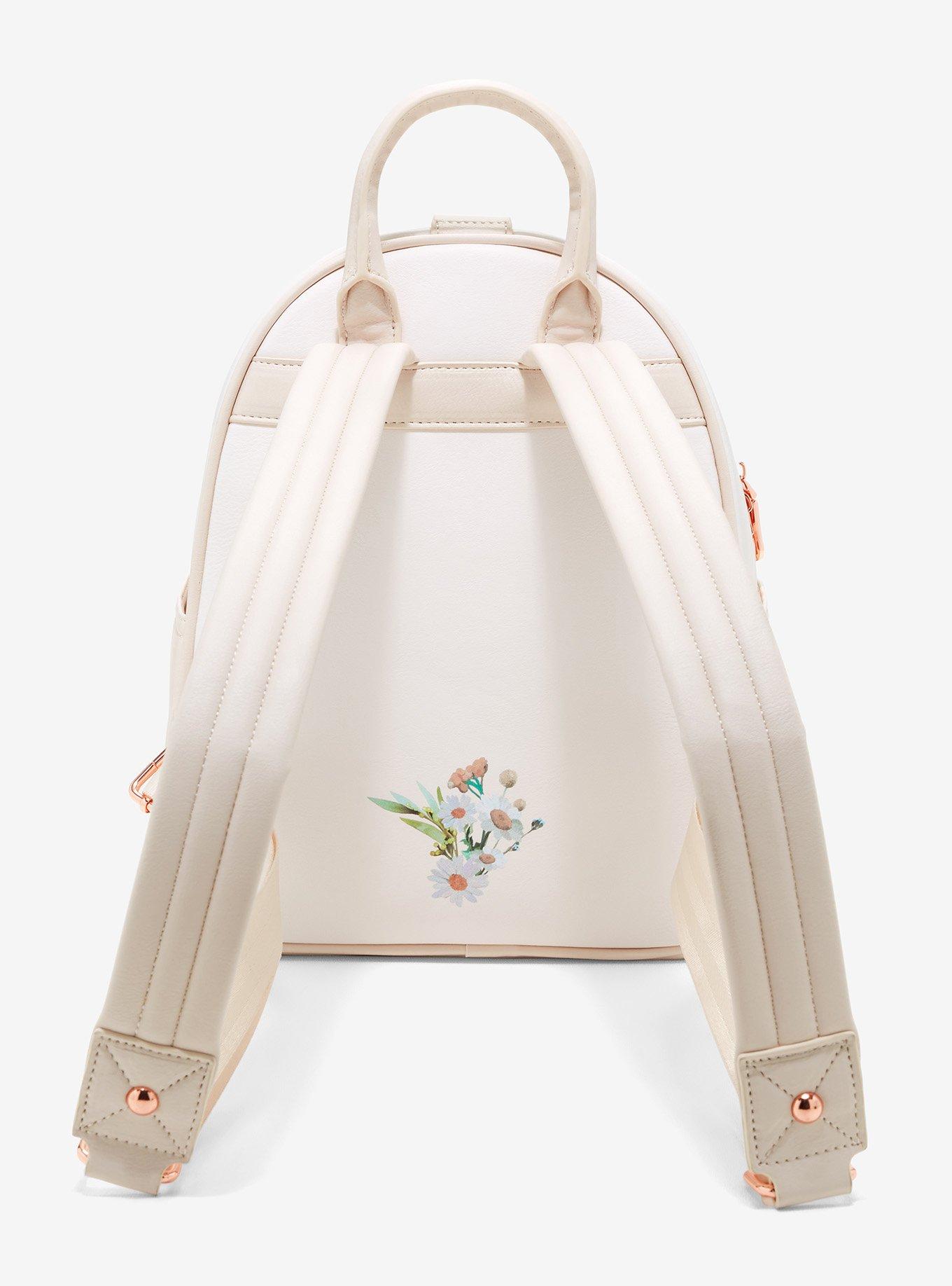 Our Universe Harry Potter Floral Deathly Hallows Mini Backpack - BoxLunch Exclusive, , alternate