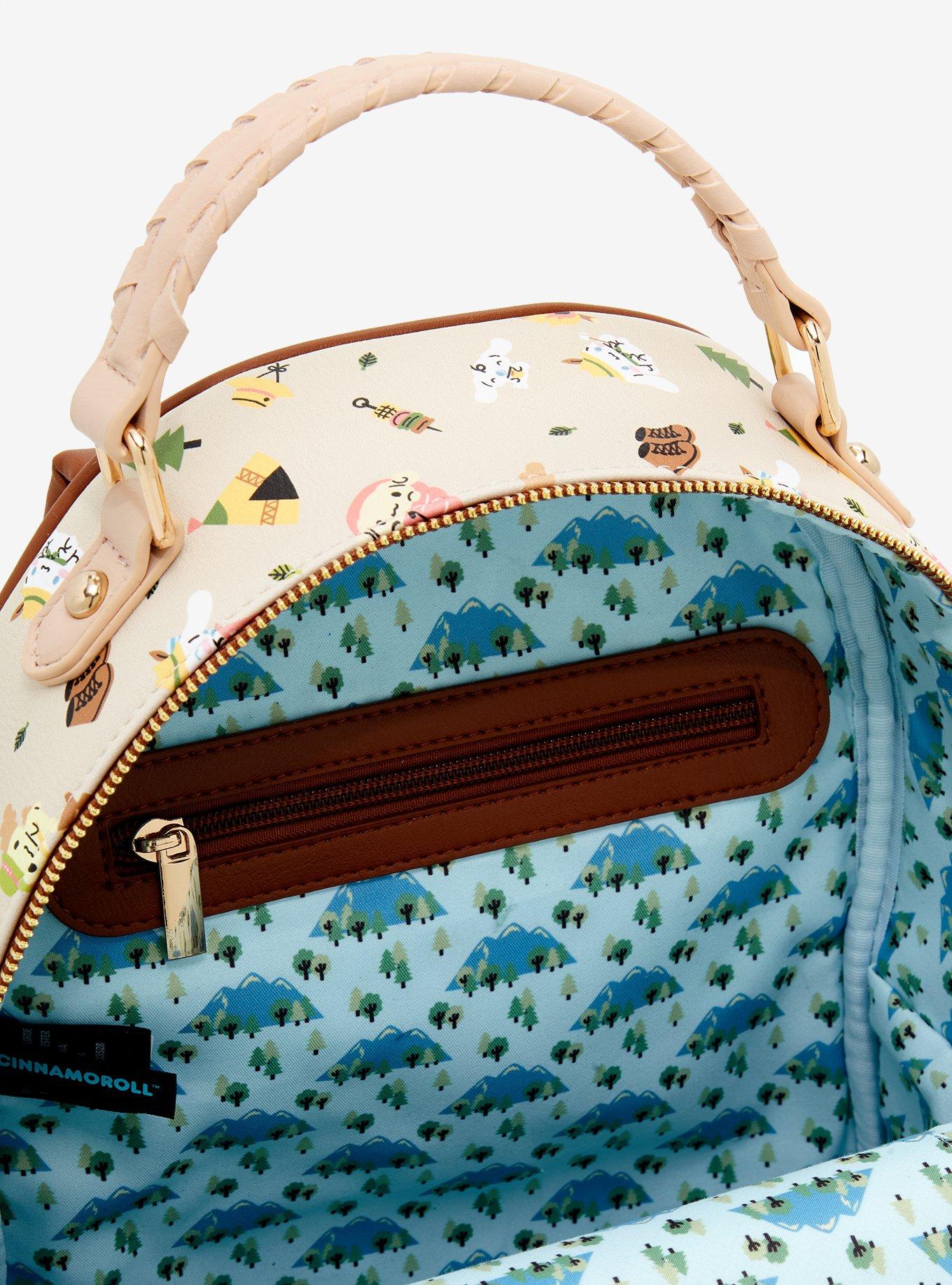Sanrio Cinnamoroll Camping Icons Allover Print Mini Backpack - BoxLunch Exclusive, , alternate