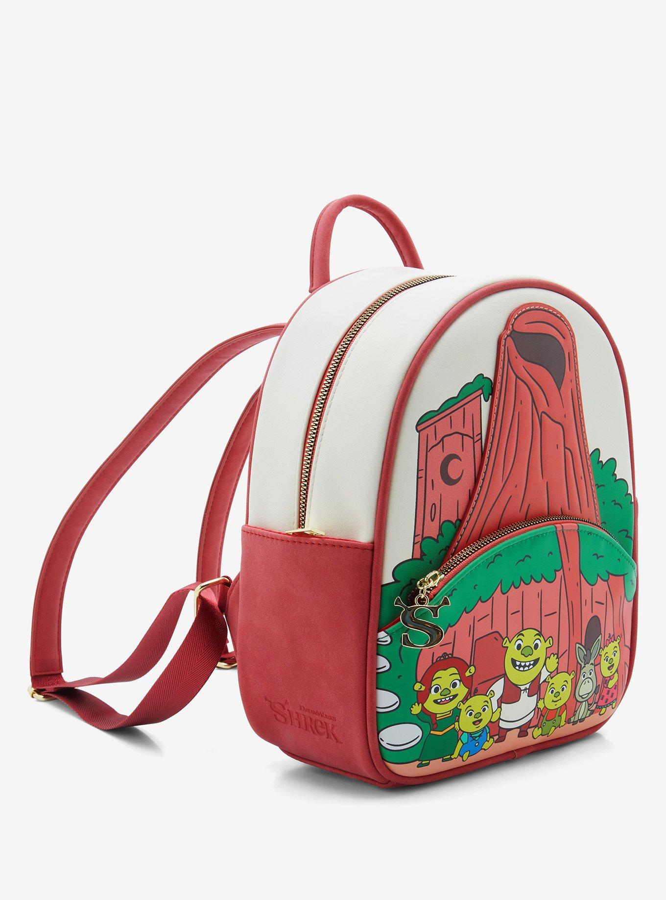 Shrek Swamp Group Portrait Mini Backpack - BoxLunch Exclusive, , hi-res