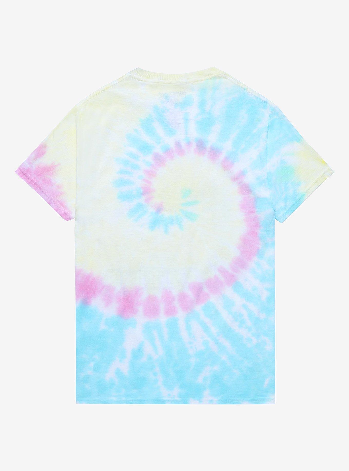 Backstreet Boys Group Photo Pastel Tie-Dye Boyfriend Fit Girls T-Shirt, MULTI, alternate