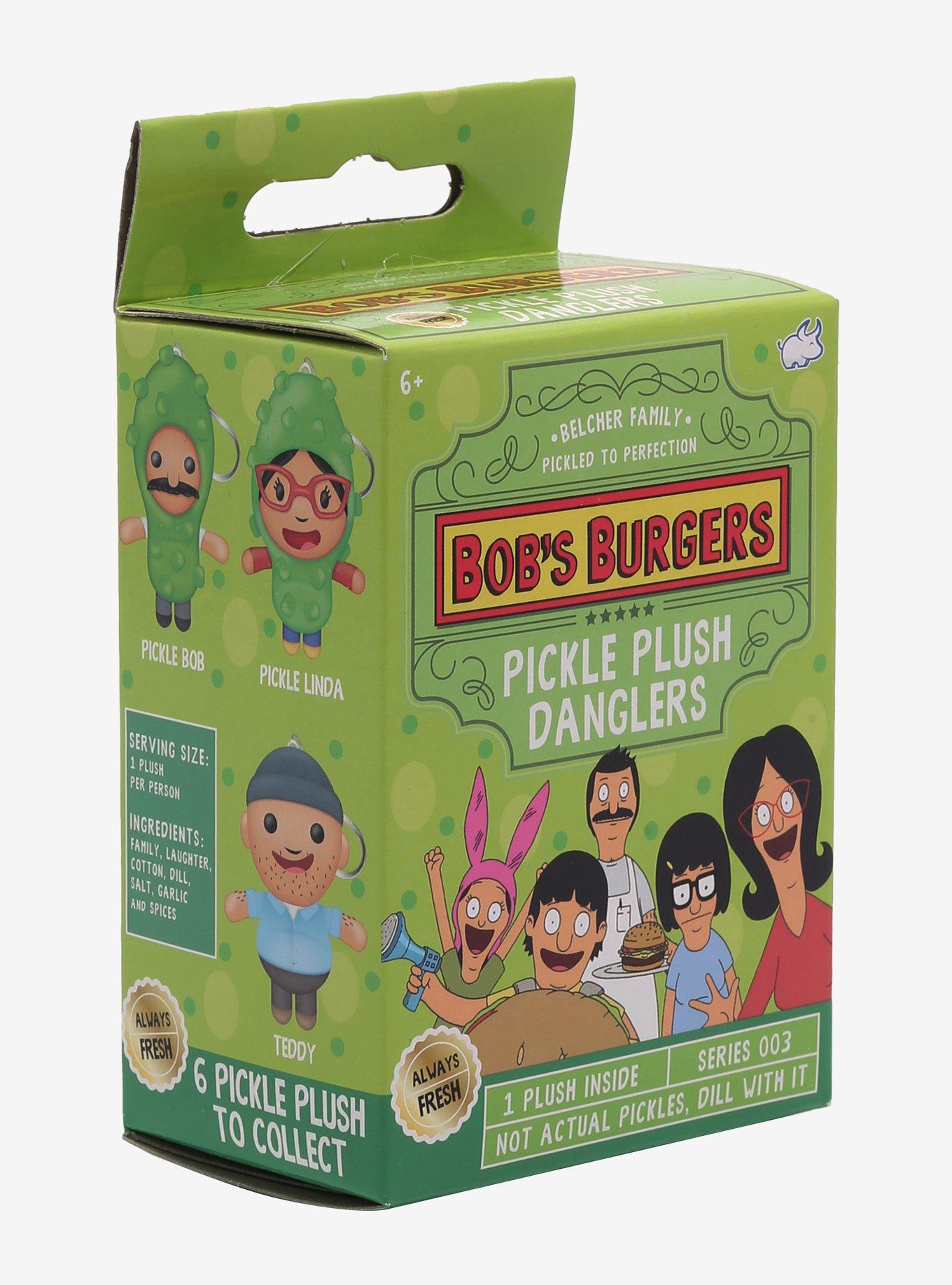 Bob's Burgers Gene Bullsitoy 4-Inch Dangler Clip-On Plush Keychain 