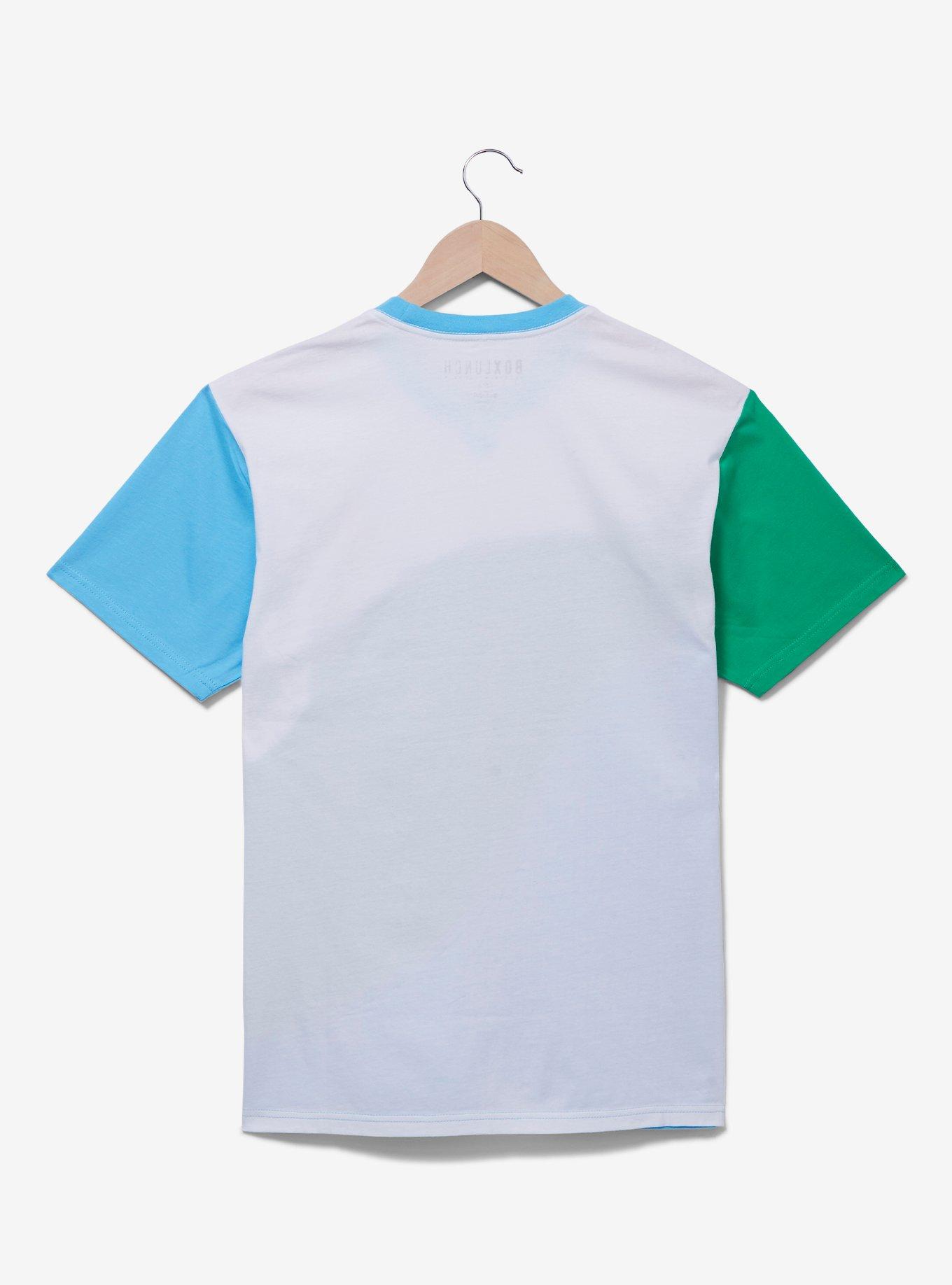 Sanrio Keroppi Wavy Panel Women's T-Shirt - BoxLunch Exclusive, MULTI, alternate