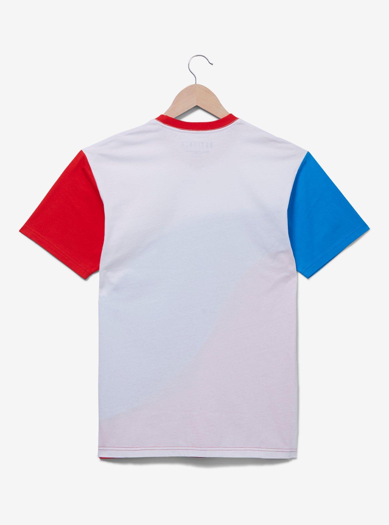 Sanrio Hello Kitty Wavy Panel Women's T-Shirt - BoxLunch Exclusive, MULTI, alternate