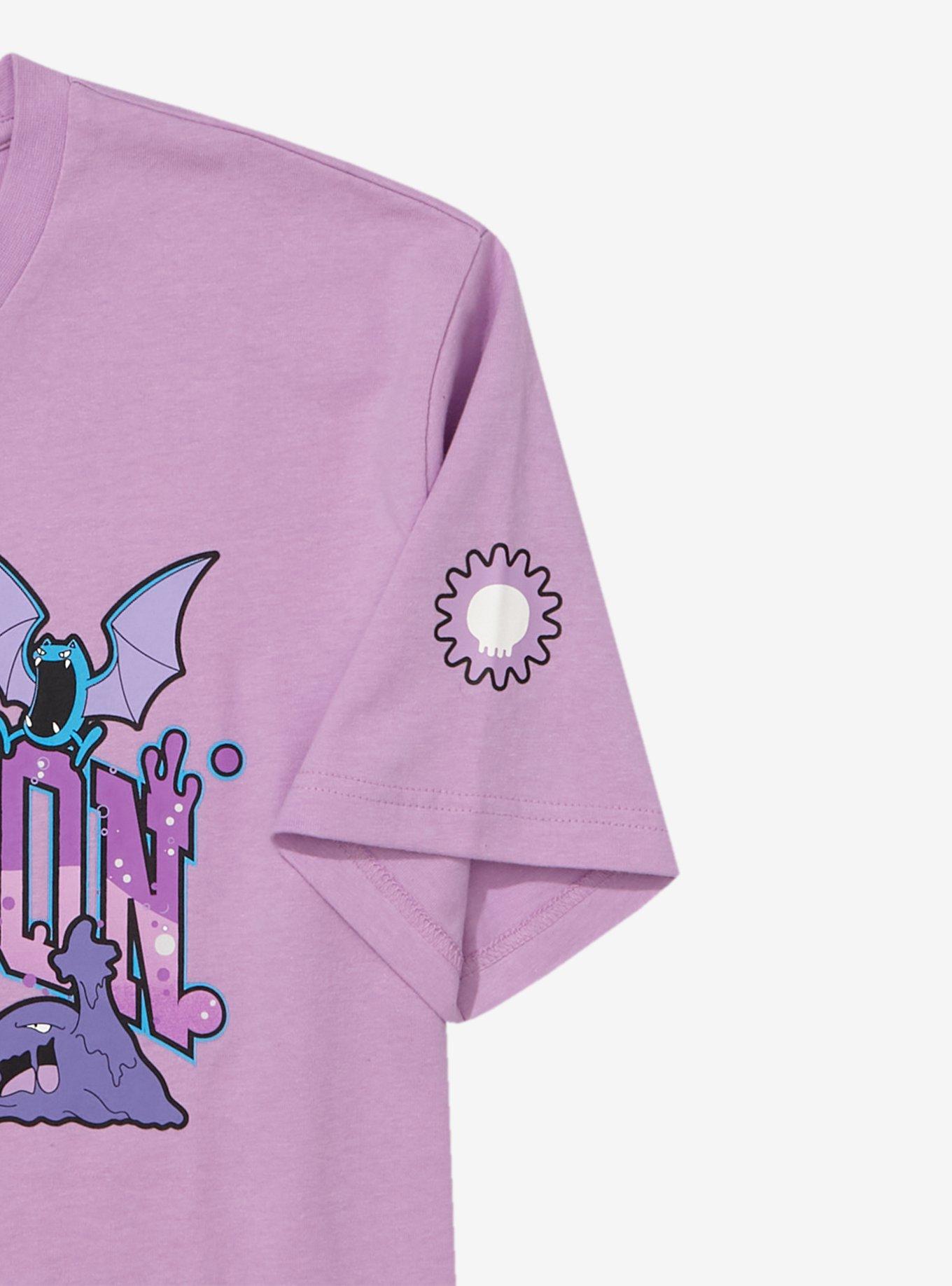 Pok&eacute;mon Poison Type T-Shirt - BoxLunch Exclusive, LILAC, alternate
