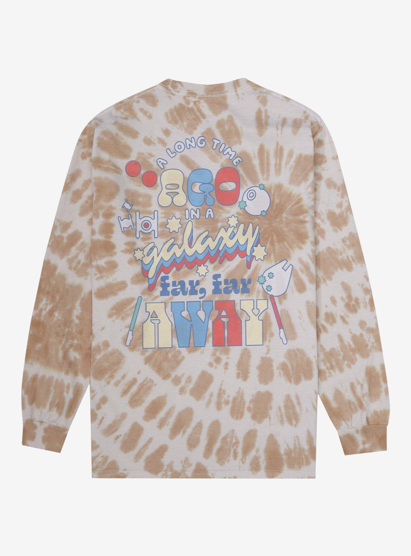 Star Wars A Galaxy Far Away Tie- Dye Crewneck - BoxLunch Exclusive, LIGHT PINK, alternate