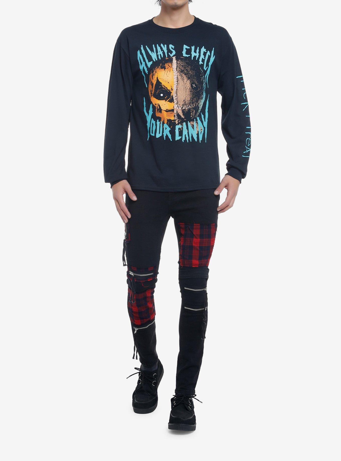 Trick 'R Treat Always Check Your Candy Long-Sleeve T-Shirt, BLACK, alternate