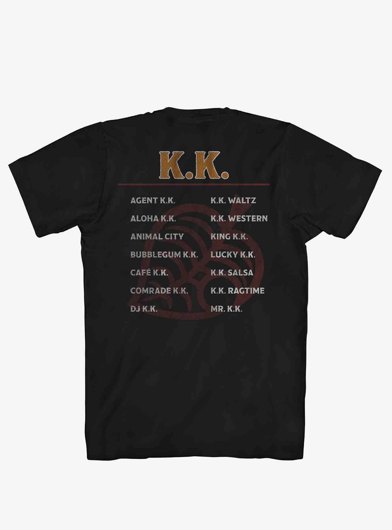 Animal Crossing: New Horizon K.K. Slider Tour T-Shirt, BLACK, alternate