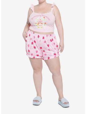 Strawberry Shortcake Ruffle Lace Crop Girls Cami Plus Size, , hi-res