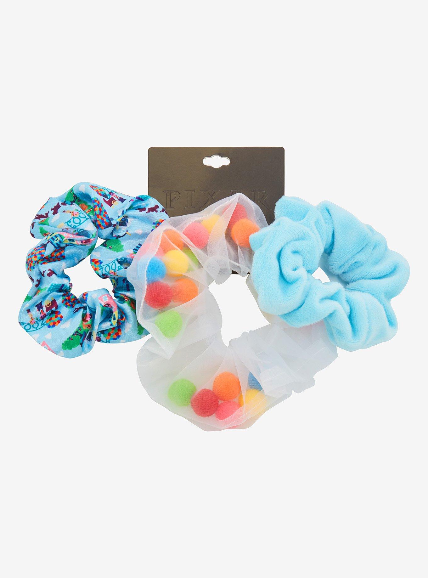 Disney Pixar Up Pom Pom Scrunchy Set - BoxLunch Exclusive, , alternate