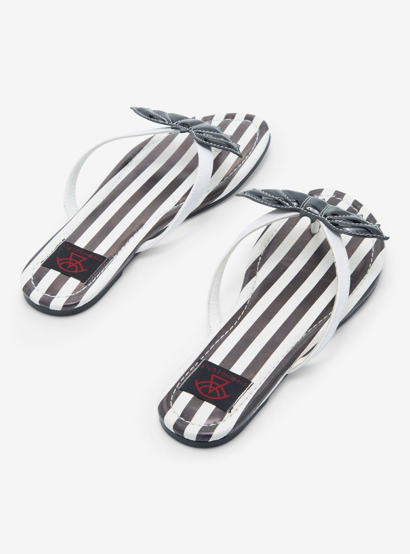 Strange Cvlt Bats & Stripes Flip Flops, MULTI, alternate
