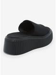 Black Slip-On Platform Sandal, MULTI, alternate