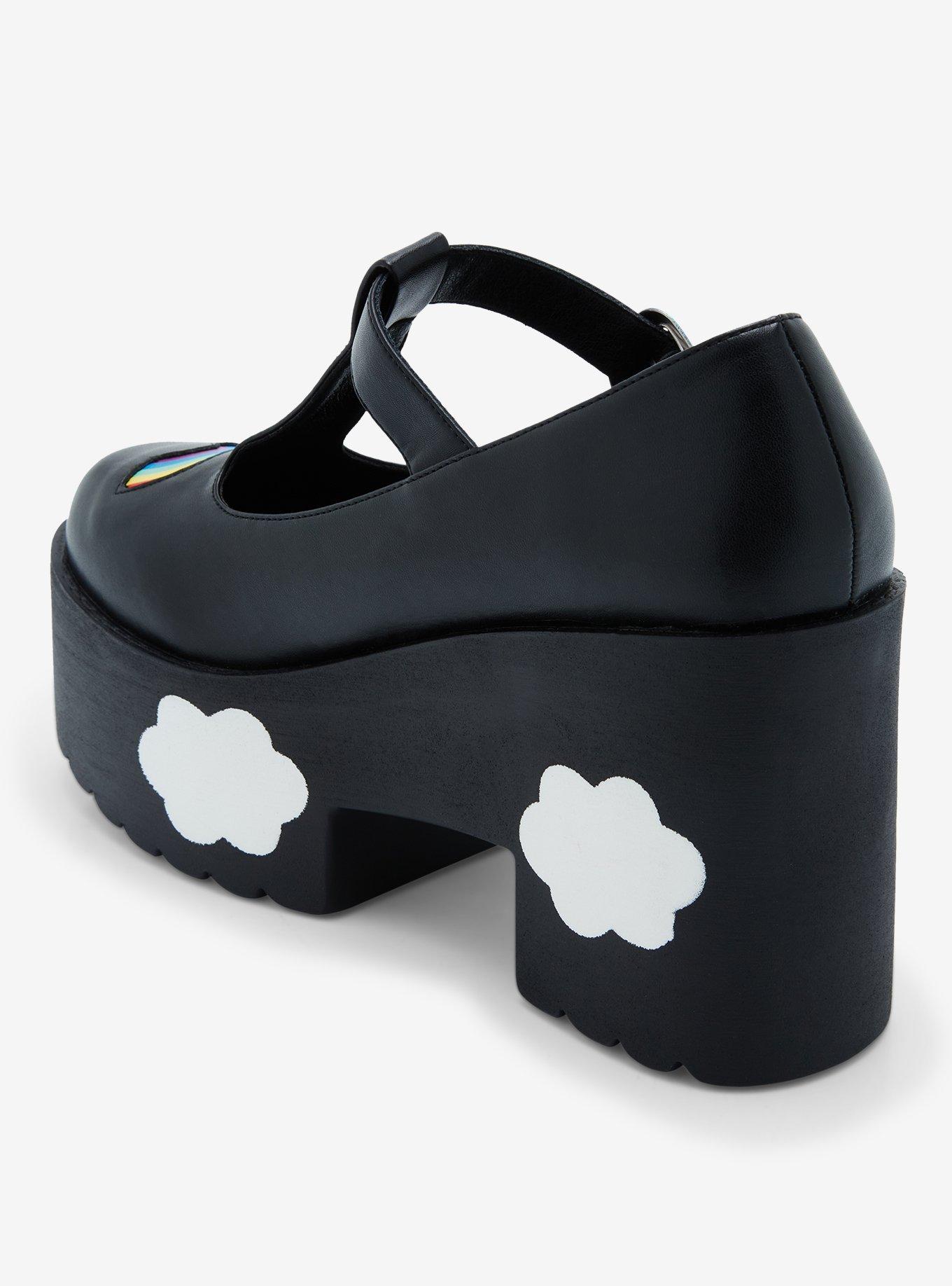 Rainbow Cloud Platform Mary Janes, MULTI, alternate
