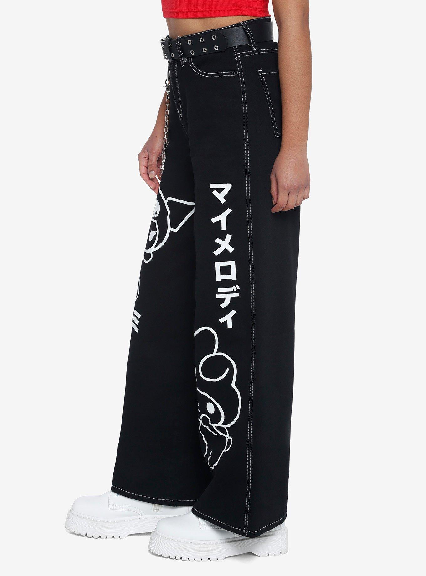 My Melody & Kuromi Wide Leg Pants, MULTI, alternate