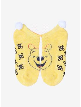 Disney Winnie The Pooh Honey Bees Pom No-Show Socks, , hi-res