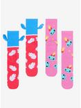 Disney Lilo & Stitch Scrump & Stitch Crew Socks 2 Pair, , alternate