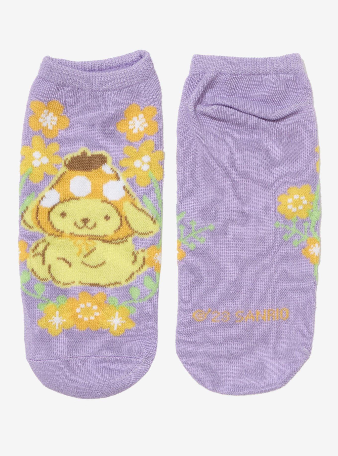 Pompompurin Mushroom No-Show Socks, , alternate