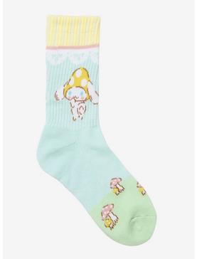 Cinnamoroll Mushroom Pastel Crew Socks, , hi-res