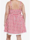 Strawberry Gingham Sweetheart Cami Dress Plus Size, GINGHAM PLAID, alternate