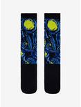 Starry Night Crew Socks, , alternate