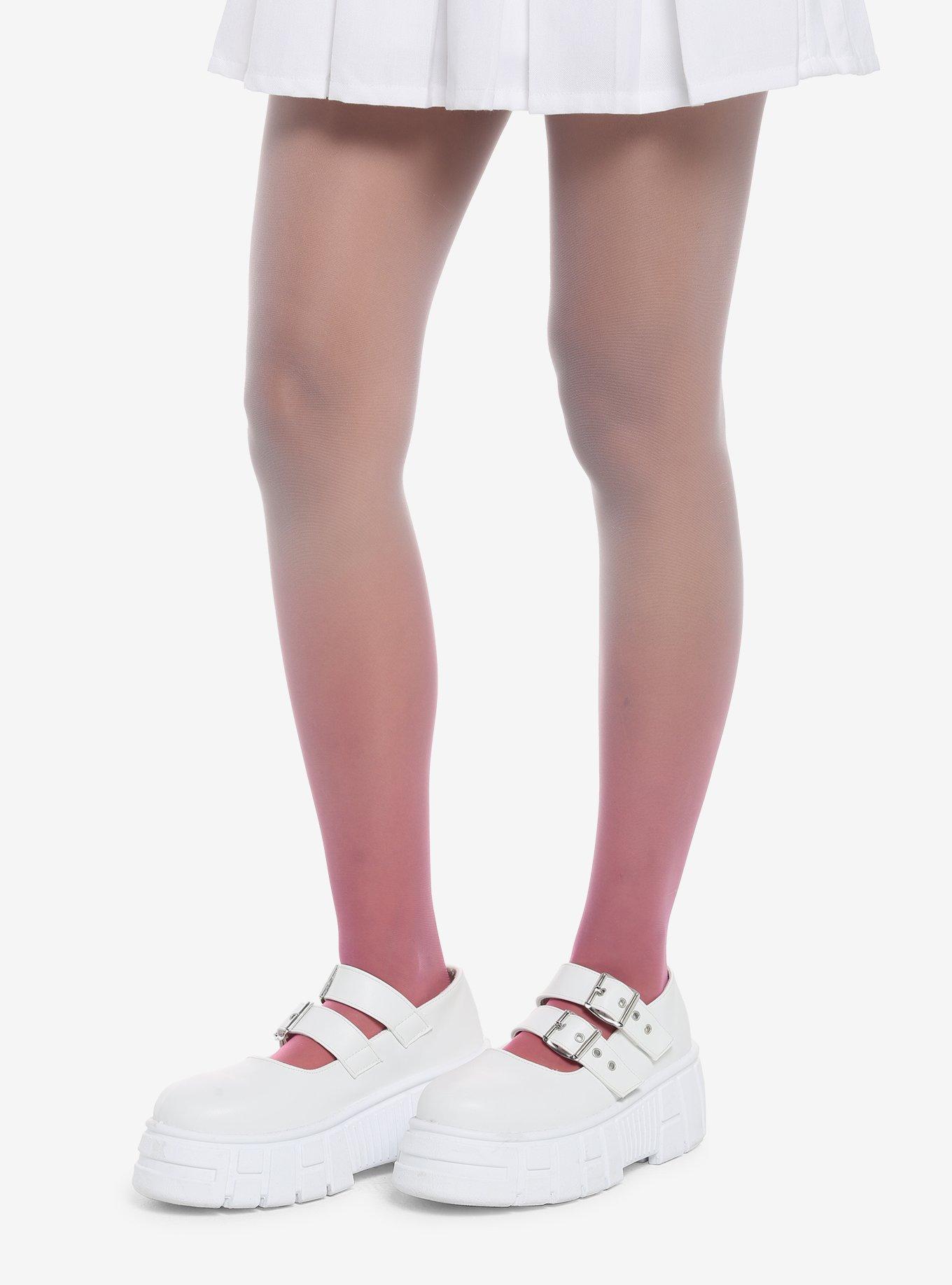 Pink Ombre Tights, , alternate