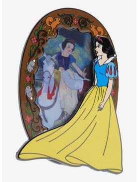 Loungefly Disney Snow White And The Seven Dwarfs Mirror Scene Lenticular Enamel Pin, , hi-res