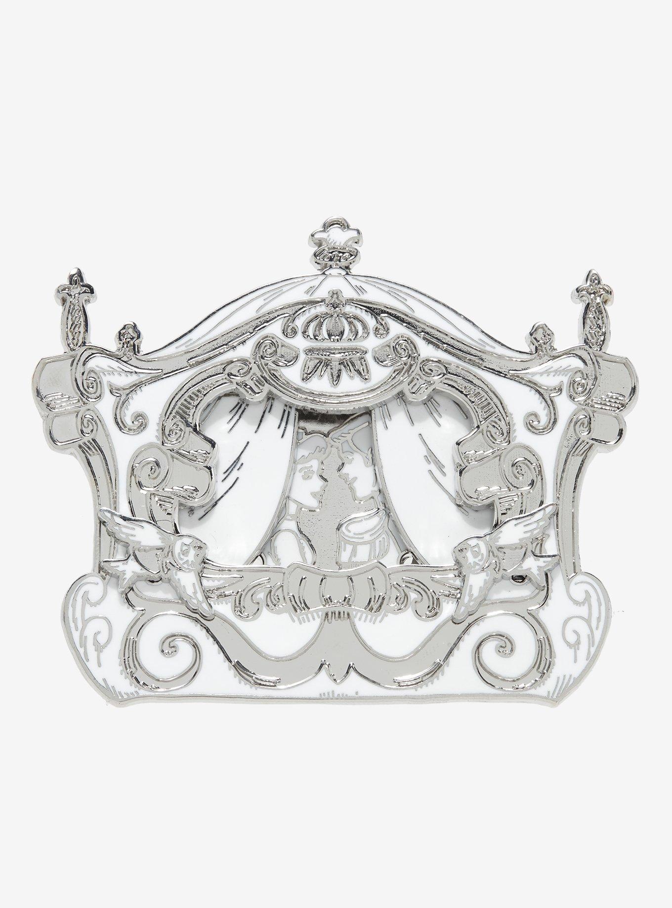 Loungefly Disney Cinderella Carriage Enamel Pin, , alternate