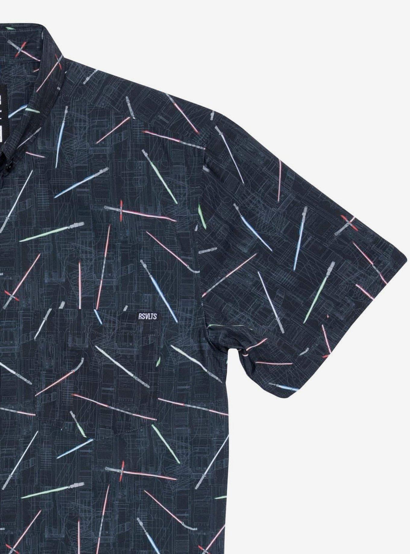 RSVLTS Star Wars A Cut Above The Ordinary KUNUFLEX Short Sleeve Shirt, BLACK, alternate