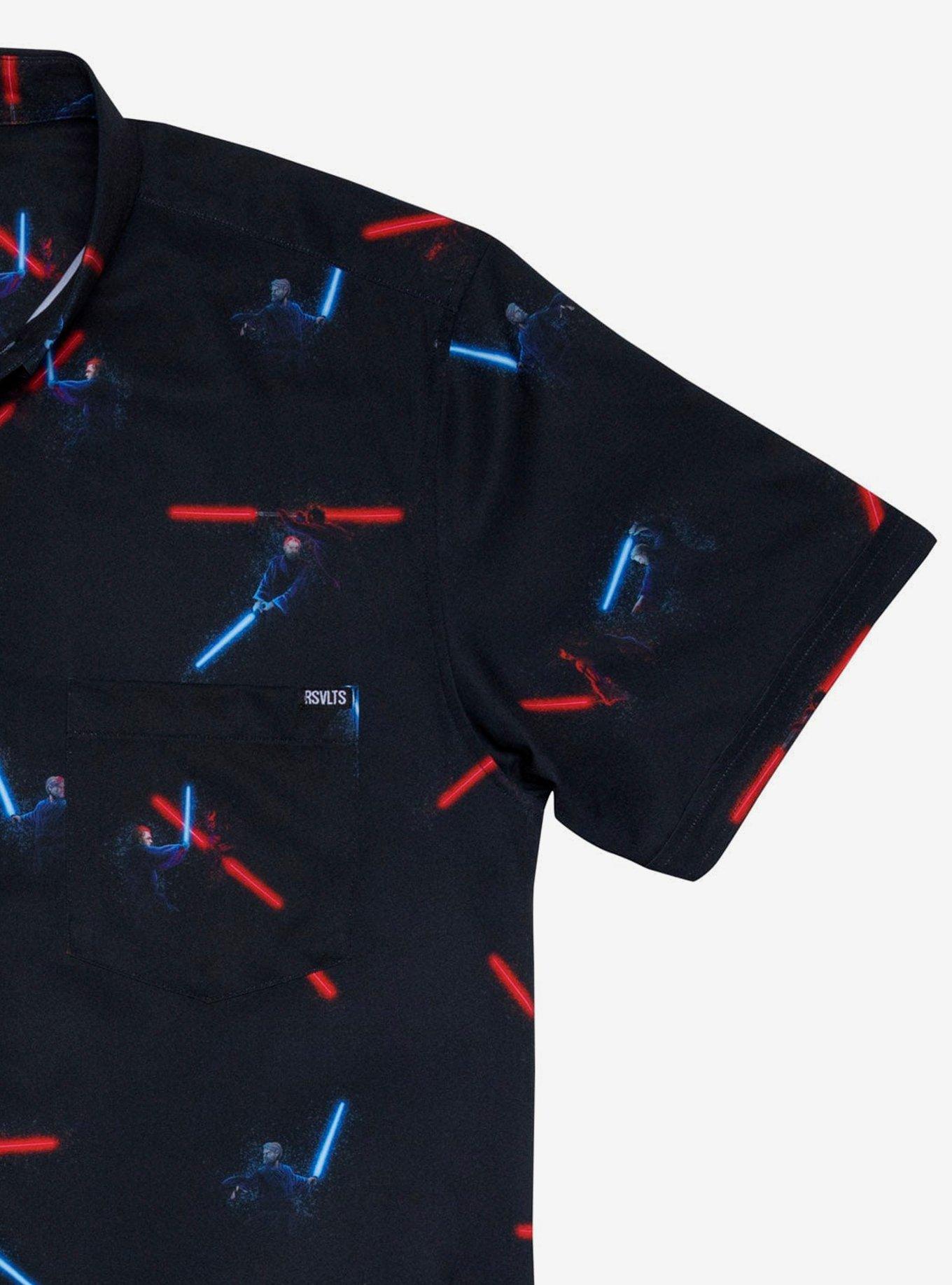 RSVLTS Star Wars Duel of Fates KUNUFLEX Short Sleeve Shirt, BLACK, alternate