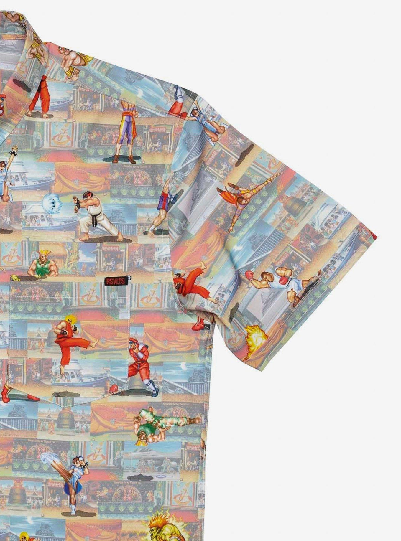 RSVLTS Street Fighter Knockout Zones KUNUFLEX Short Sleeve Shirt, MULTI, alternate