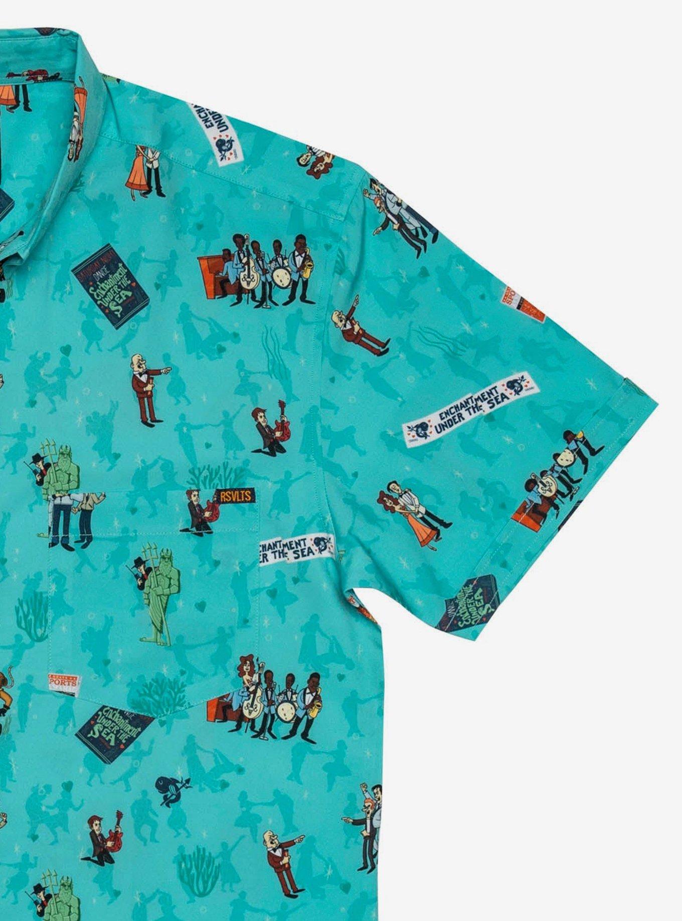 RSVLTS Back to the Future Enchantment Under the Sea KUNUFLEX Short Sleeve Shirt, GREEN, alternate