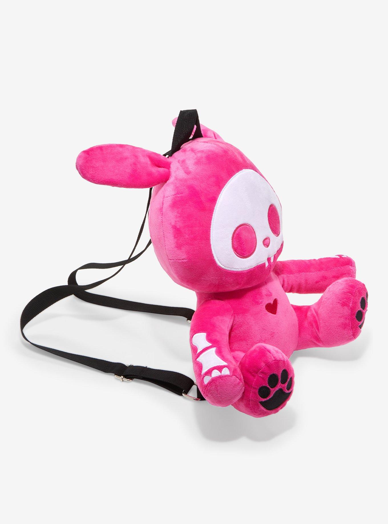 Skelanimals Pink Jack Plush Backpack, , alternate