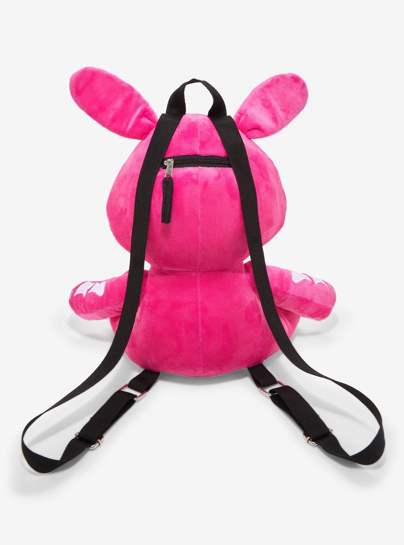 Skelanimals Pink Jack Plush Backpack, , alternate