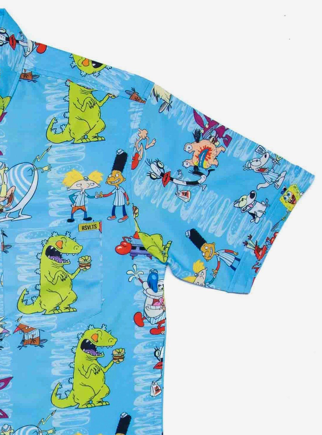 RSVLTS Home of the Good Burger KUNUFLEX Short Sleeve Shirt, BLUE, alternate