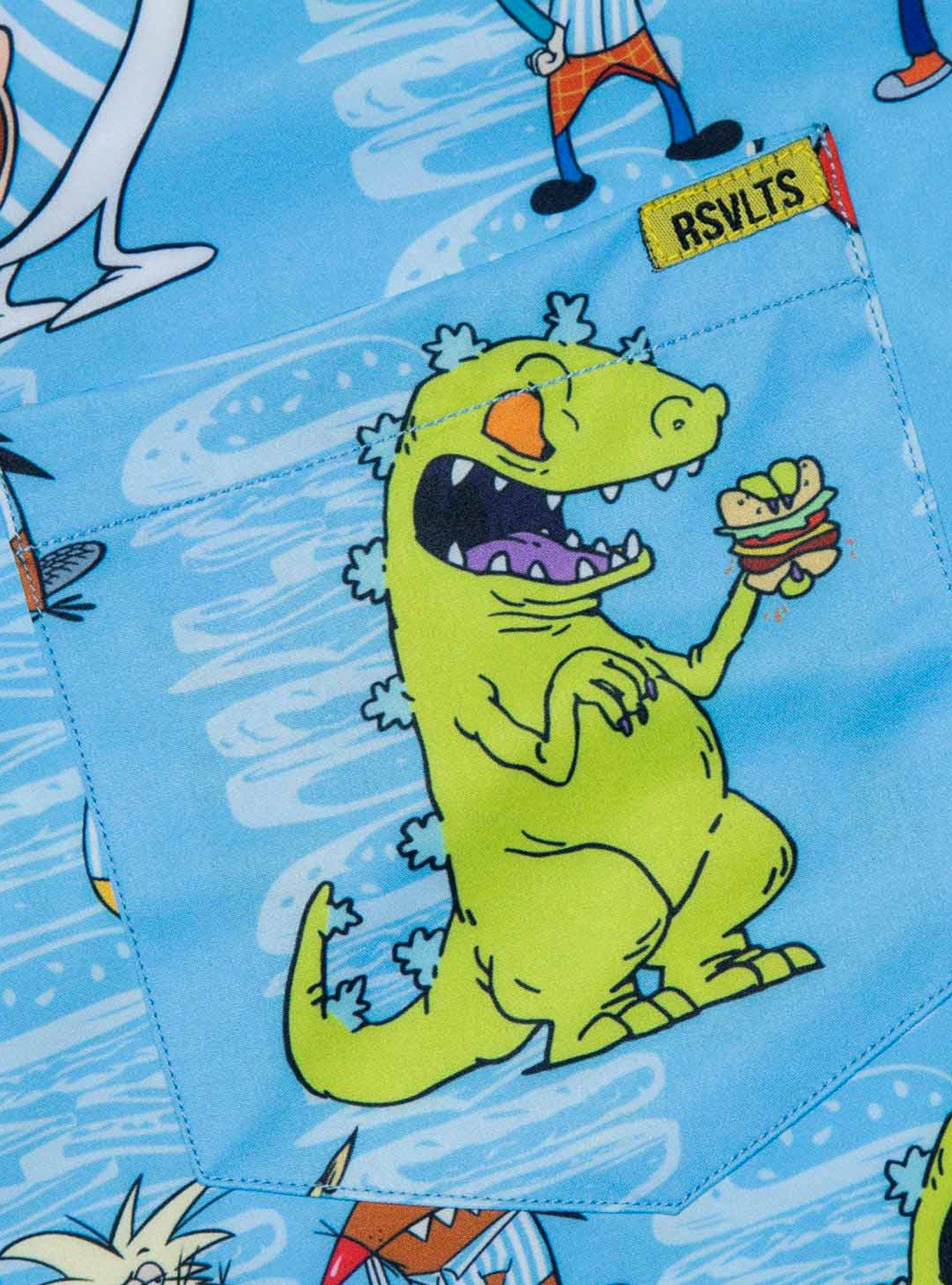 RSVLTS Home of the Good Burger KUNUFLEX Short Sleeve Shirt, BLUE, alternate