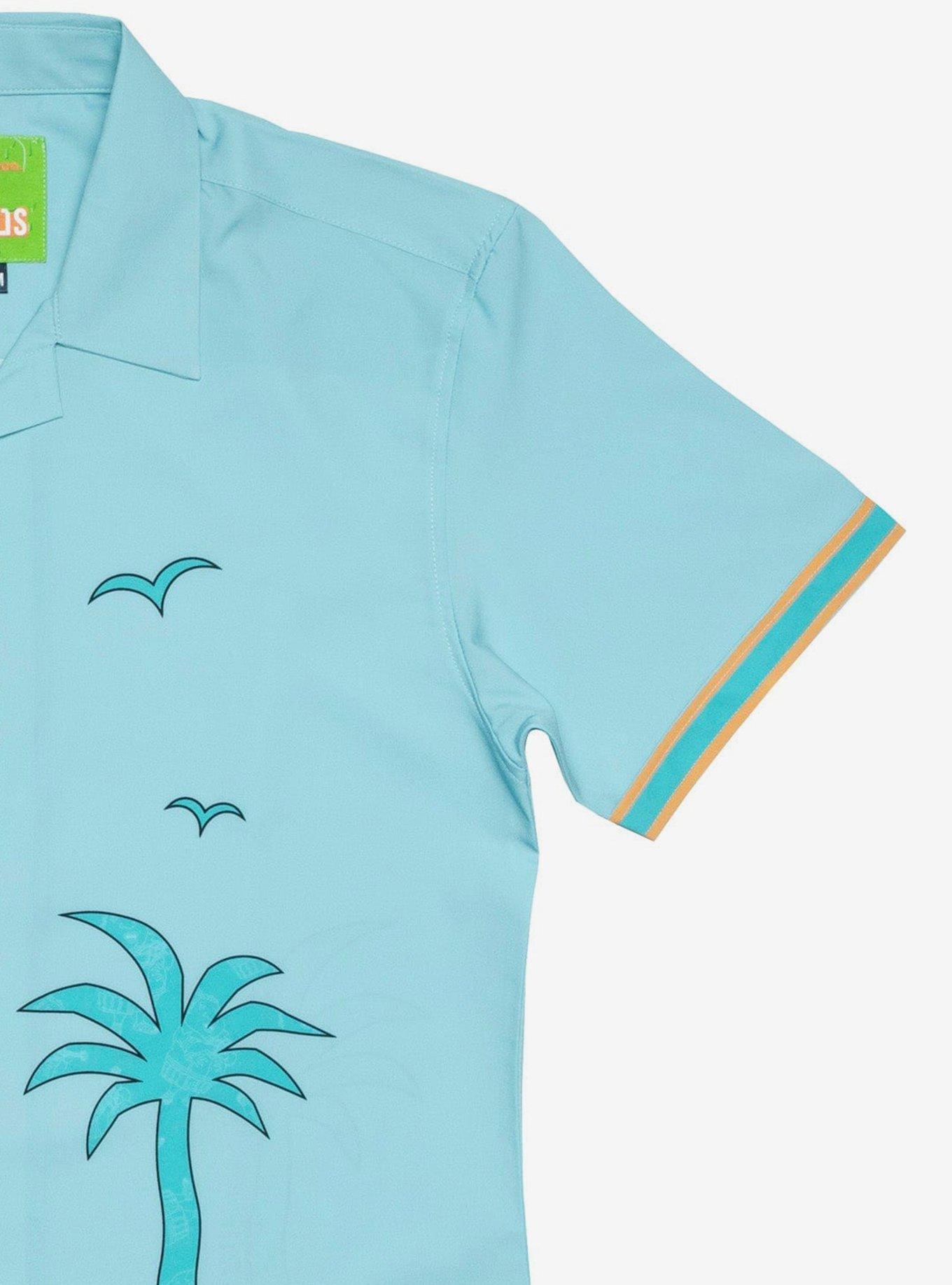 RSVLTS Rocket Power The Uncle Tito Camp Collar KUNUFLEX Short Sleeve Shirt, BLUE, alternate