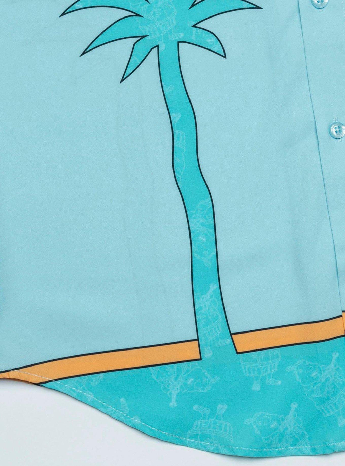 RSVLTS Rocket Power The Uncle Tito Camp Collar KUNUFLEX Short Sleeve Shirt, BLUE, alternate