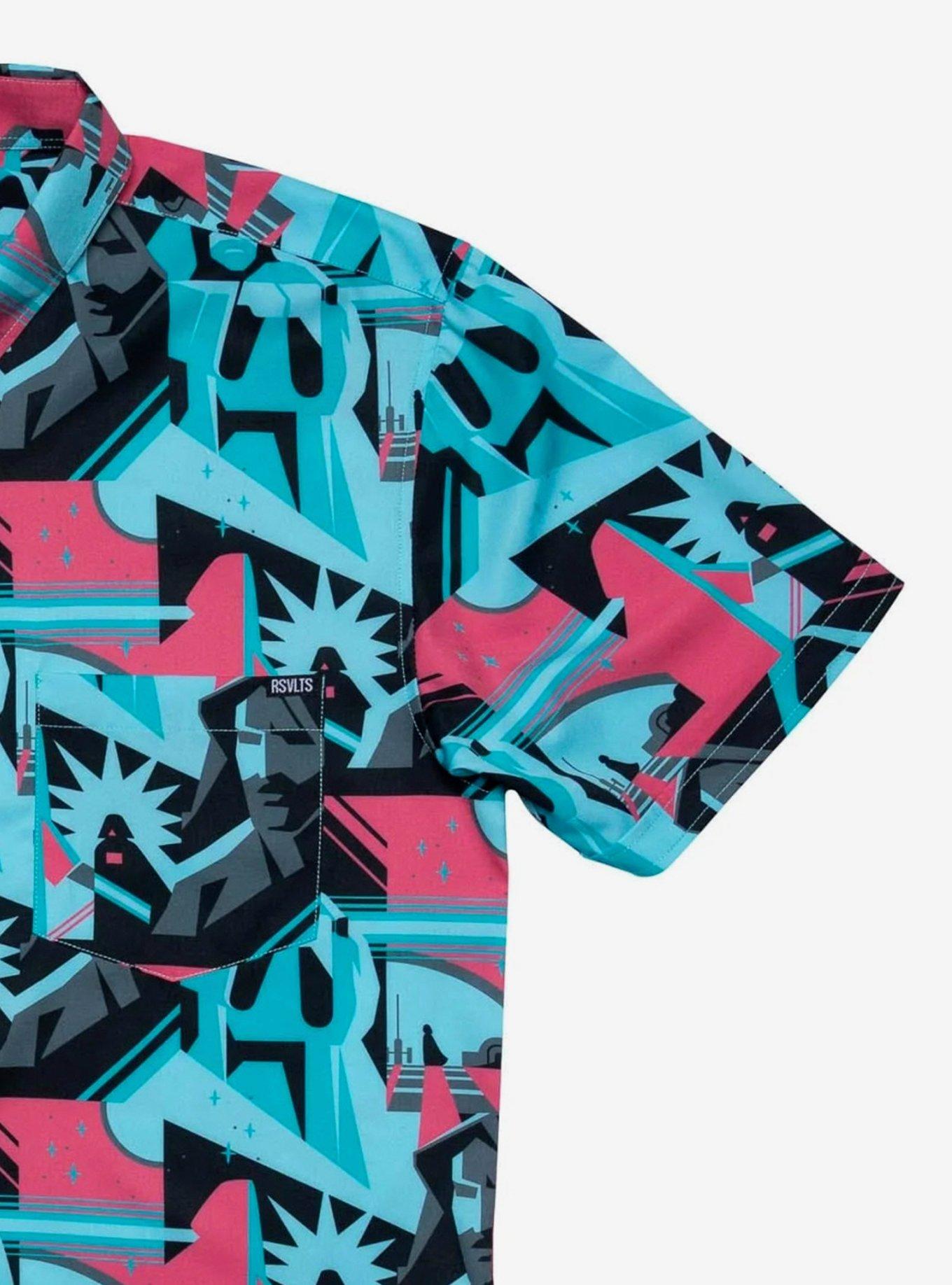 RSVLTS Star Wars Tale of Two Jedi KUNUFLEX Short Sleeve Shirt, MULTI, alternate