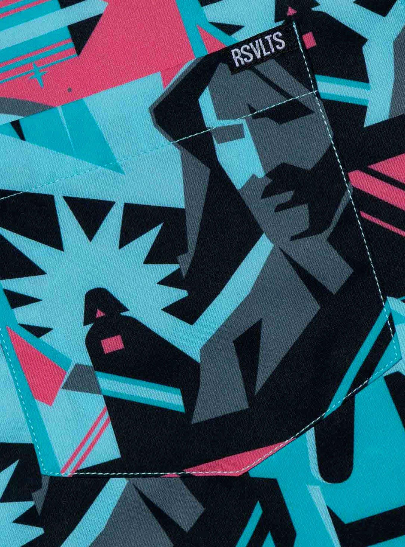 RSVLTS Star Wars Tale of Two Jedi KUNUFLEX Short Sleeve Shirt, MULTI, alternate