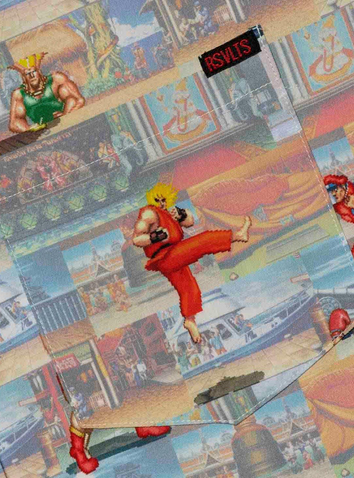 RSVLTS Street Fighter Knockout Zones KUNUFLEX Short Sleeve Shirt, MULTI, alternate