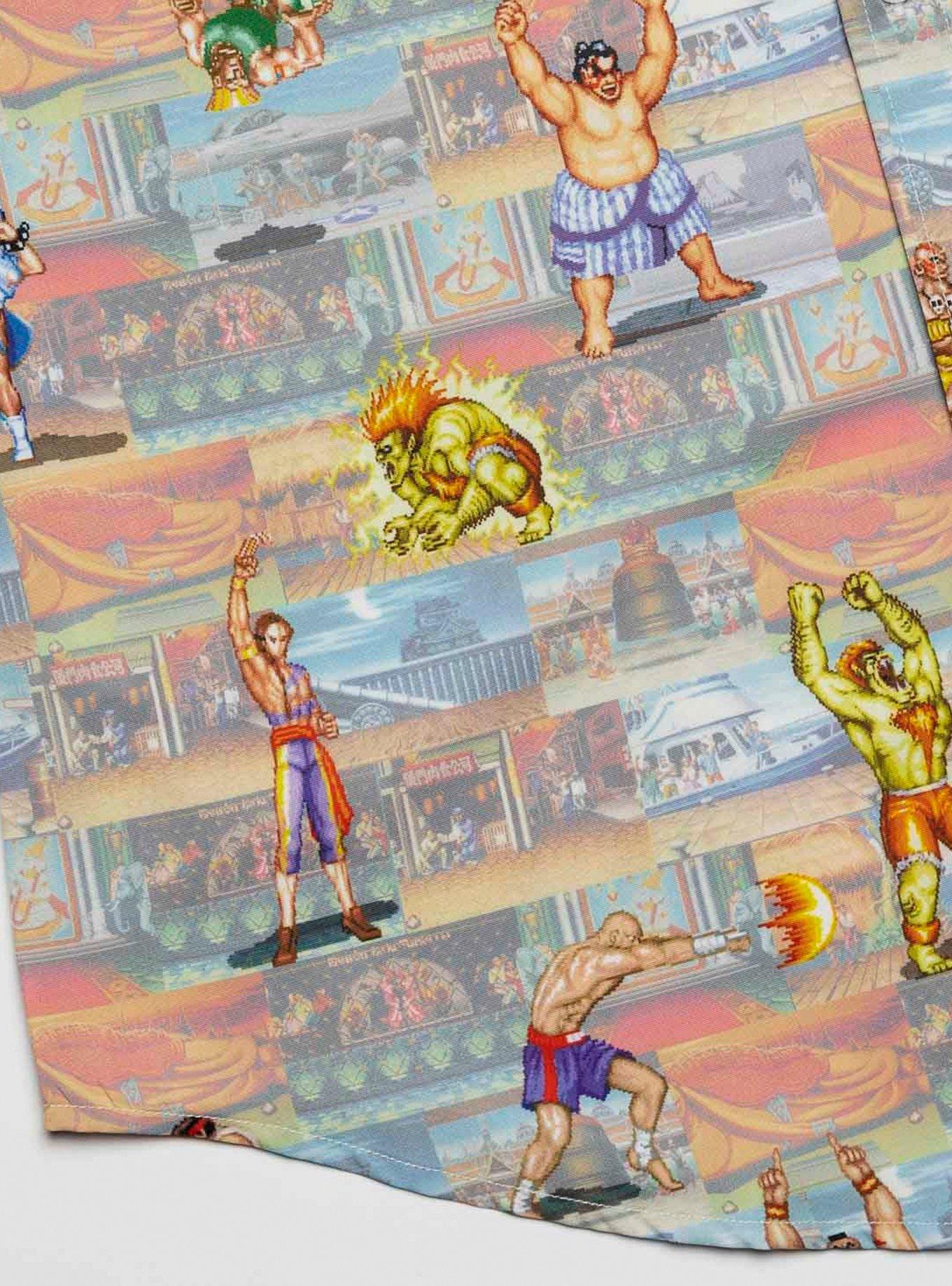 RSVLTS Street Fighter Knockout Zones KUNUFLEX Short Sleeve Shirt, MULTI, alternate