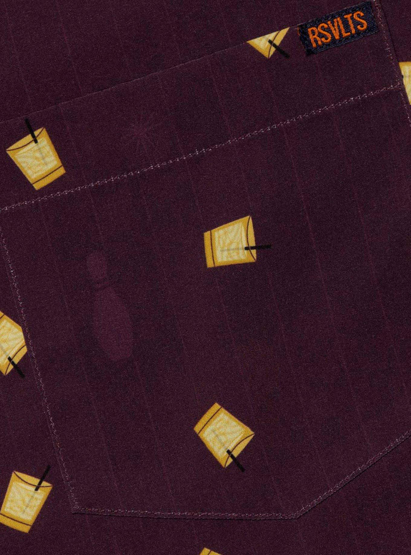 RSVLTS The Big Lebowski "There's A Beverage Here!" KUNUFLEX Short Sleeve Shirt, MULTI, alternate