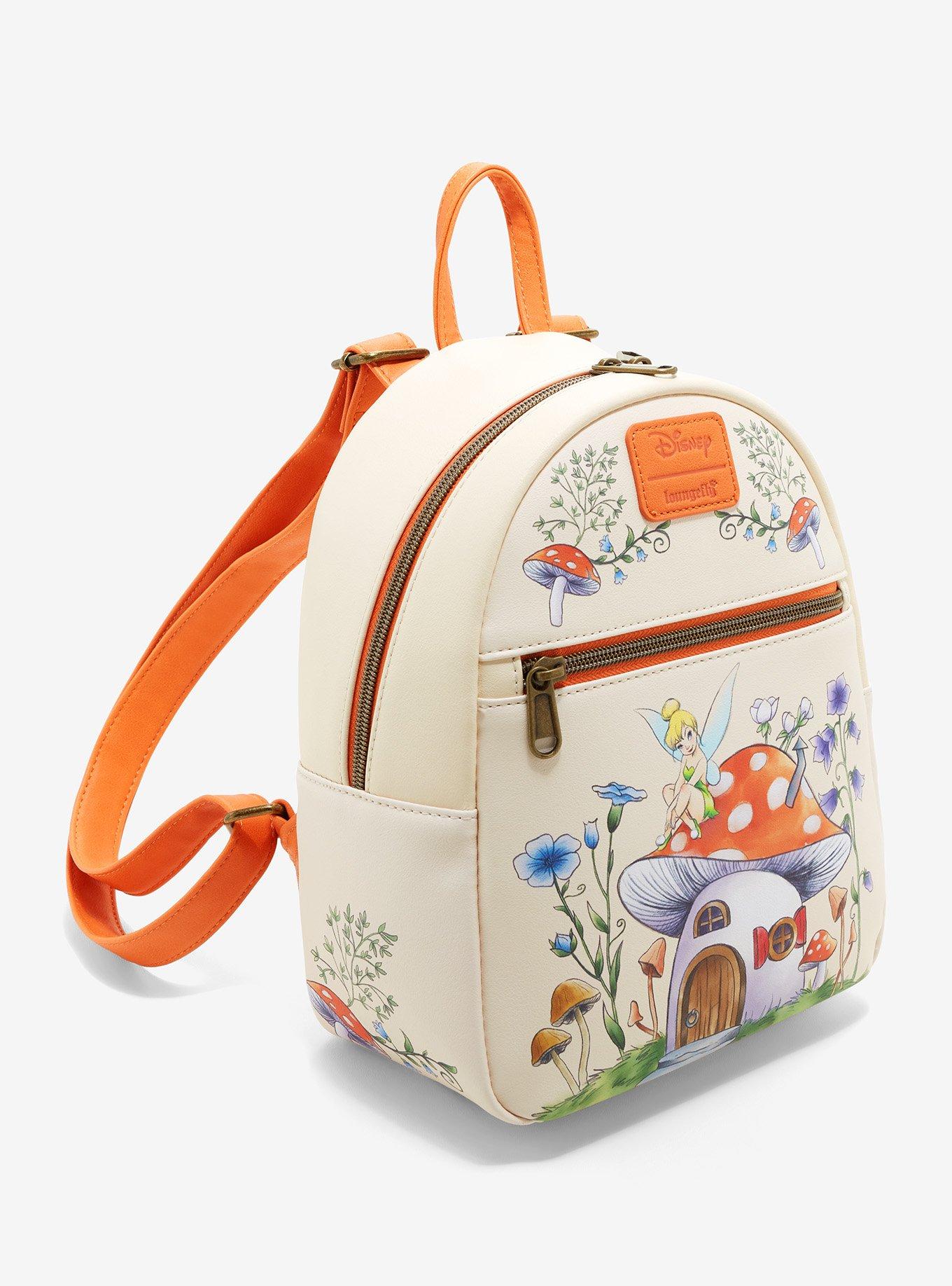 Loungefly Disney Peter Pan Tinker Bell Mushroom Mini Backpack, , alternate