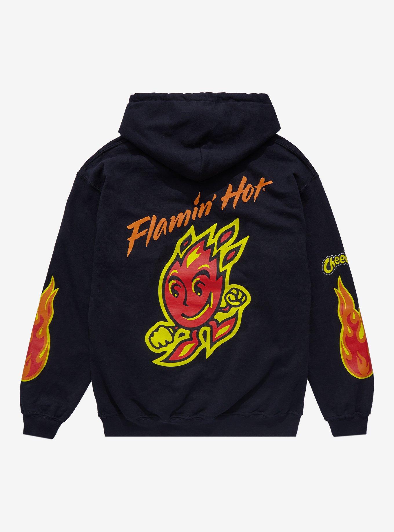 Cheetos Flamin' Hot Flame Hoodie, BLACK, alternate
