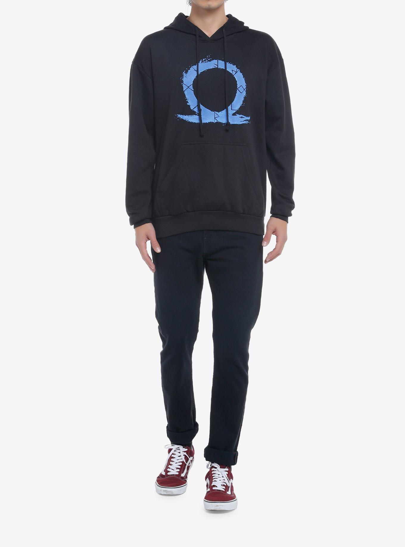 God Of War Ragnarök Logo Hoodie, BLACK, alternate