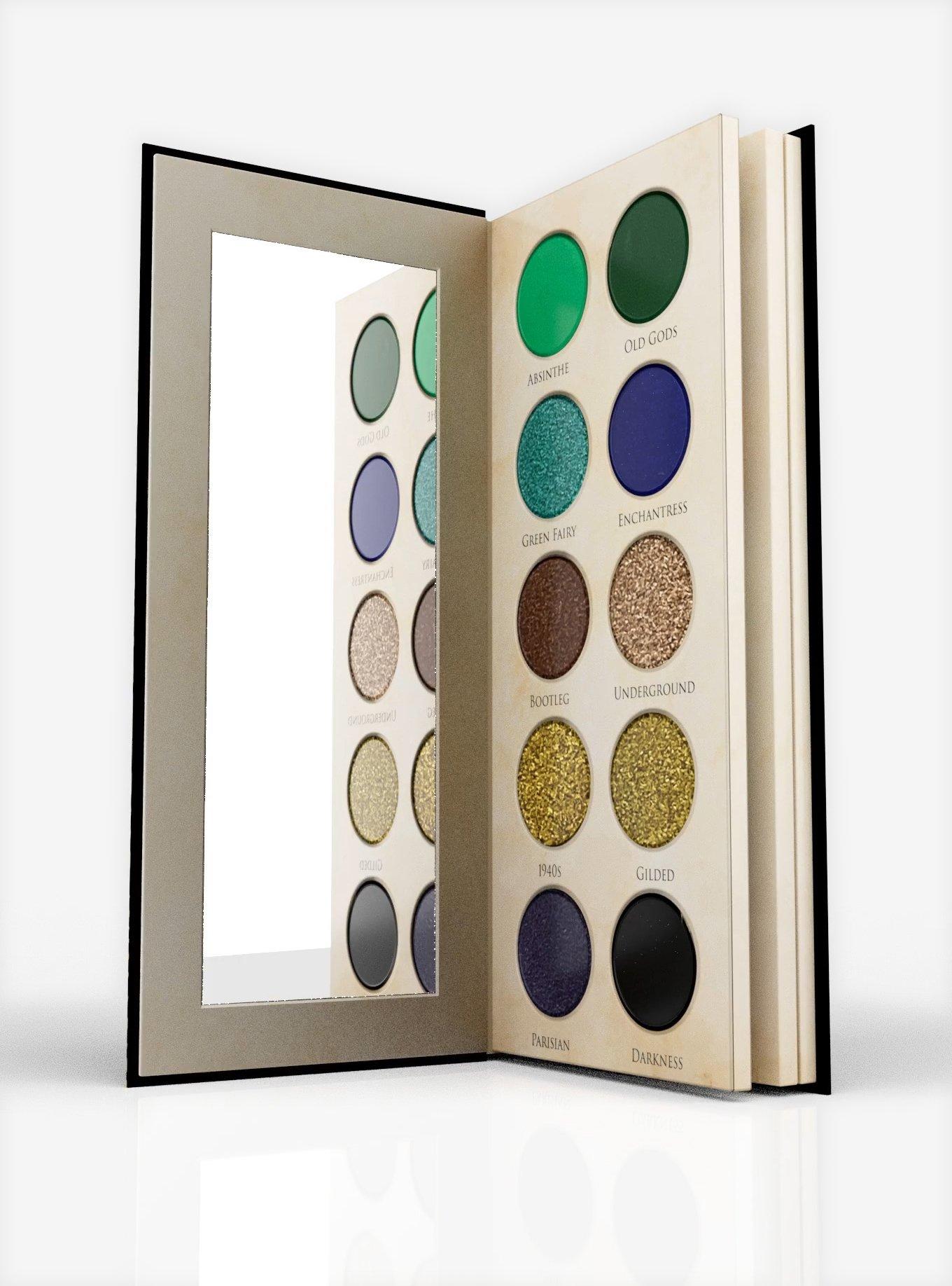 Cthulhu Cocktails Book Eyeshadow Palette, , alternate