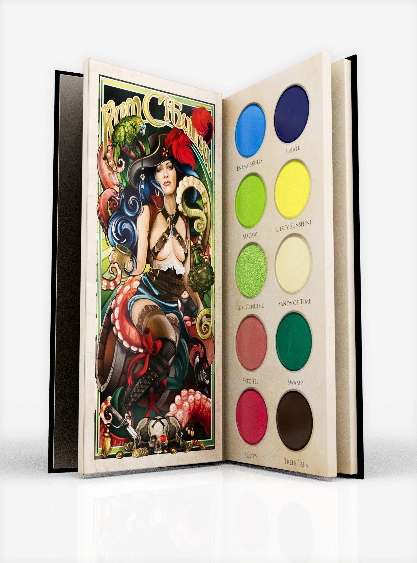 Cthulhu Cocktails Book Eyeshadow Palette, , alternate